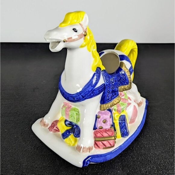 Vintage Decorative Teapot, Rocking Horse - Heritage Mint - Picture 2 of 4